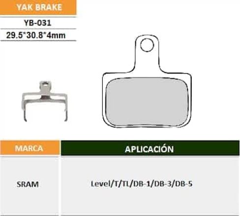 2 أزواج دراجة مكابح قرصية منصات Sram Level T، TL، DB، Elixir، AXS، B8052، 8M328 yb-031 in Kuwait