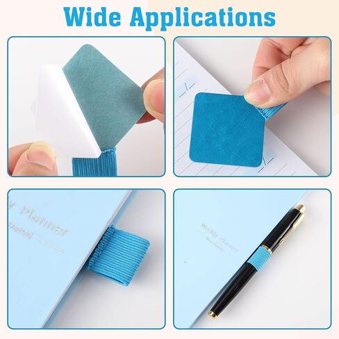 WSICSE 18 Pcs Pen Holder for Notebook, Adhesive Pen Loop Metal Pen Clip Teacher Coworker Gifts for Notebooks, Journals, Calendars, Planners, Tablet Case in Saudi Arabia