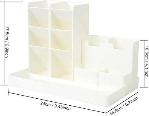 منظم القلم العمودي لطيف، حامل أقلام منظم مكتب Kawaii، منظم قرطاسية سطح المكتب متعدد الوظائف، صينية تخزين قلم التحديد للمكتب والمنزل والمدرسة، وردي in Kuwait