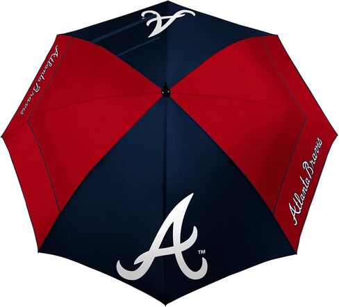 Team Effort Atlanta Braves 62" WindSheer® Lite Umbrella in Saudi Arabia