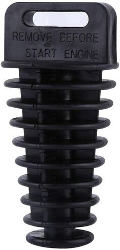 Silencer Plug, Motorcycle Dirt Bike ATV Quad 2 4 Stroke Muffler Pipe Silencer Bung Wash Plug Muffler Tail Pipe Silencer Wash Plug Bung(Black) in Saudi Arabia