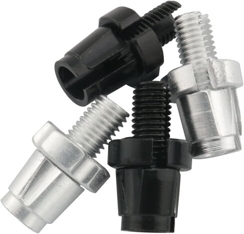 M7 Brake Lever Adjustment Screw 4PCS Silver and Black Brake Part Lever 7mm Aluminum Alloy Adjustable Barrel Fastener Bolt Brake Accessories in Saudi Arabia