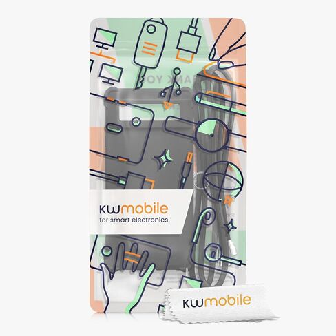 حافظة كروس kwmobile متوافقة مع حافظة Google Pixel 6 - غطاء سيليكون TPU مع حزام - أسود in Saudi Arabia