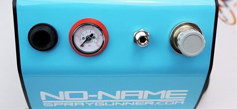 ضاغط Skyline Airbrush من العلامة التجارية NO-NAME مع خزان هواء صغير مدمج (SprayGunner خاص) in Kuwait