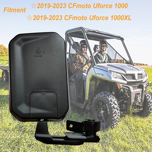 CFmoto Uforce 1000 Rear View Mirrors,Uforce 1000 Left Side View Mirrors for 2019-2023 CFmoto Uforce 1000,Uforce 1000XL Accessories OEM Parts Number 5HY0-261100-10000 in Saudi Arabia