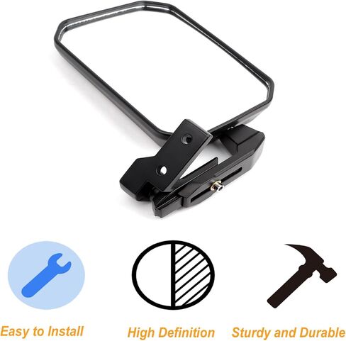 CFmoto Uforce 1000 Rear View Mirrors,Uforce 1000 Left Side View Mirrors for 2019-2023 CFmoto Uforce 1000,Uforce 1000XL Accessories OEM Parts Number 5HY0-261100-10000 in Saudi Arabia