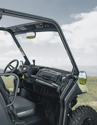 KEMIMOTO UTV Rear View Side and Center Mirror, Steady Convex Wide View Break Away 360 Adjustable Heavy Duty, compatible with Can Am Defender & Defender Max HD5 HD8 HD9 HD10 Can Am Defender Accessories in Saudi Arabia