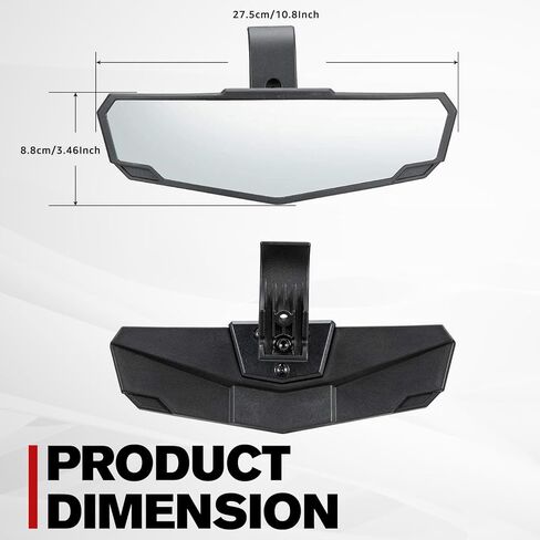 مرآة الرؤية الخلفية والمرايا الجانبية لـ 2019-2023 Talon 1000R 1000X 1000X4، A & UTV PRO ملحقات مرايا الرؤية الخلفية القابلة للتعديل، استبدال # 0SV05-HL6-A00 in Kuwait