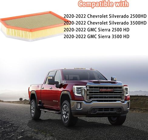 طقم فلتر هواء المحرك A3212C مناسب لـ GMC Acadia 2017-2022/ Buick-Enclave Chevy Traverse 2018-2022/Chevrolet-Blazer 2019-2022/XT5 2017-2022 يستبدل A3212C 23321606 in Saudi Arabia