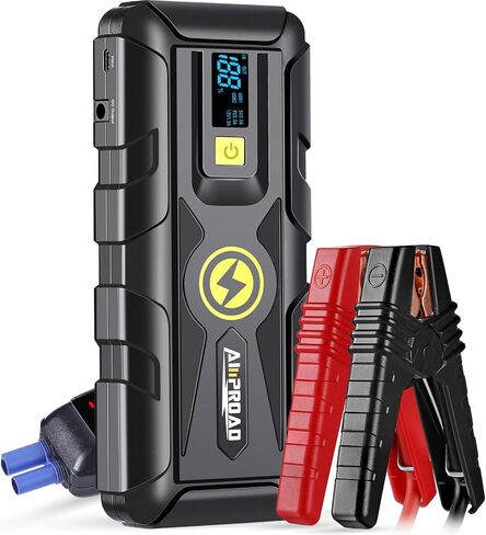 Jump Starter 4000A for Truck Up to 10.0L Gas & Diesel Engines, Portable and Compact Jump Box, Build-in LED Flashlight Car Emergency Kit with Case in Saudi Arabia