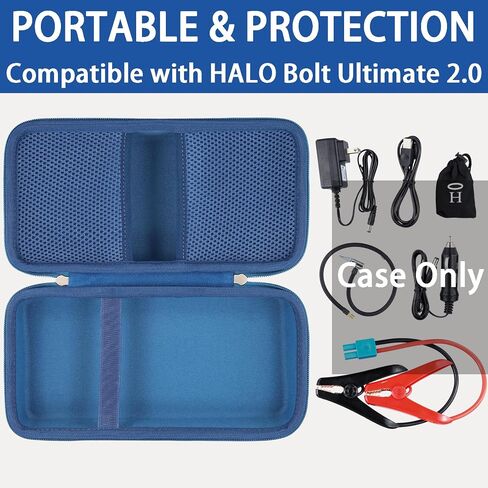 حقيبة سفر صلبة بديلة من khanka لهاتف HALO Bolt Ultimate 2.0، حافظة فقط (أزرق غامق) in Saudi Arabia