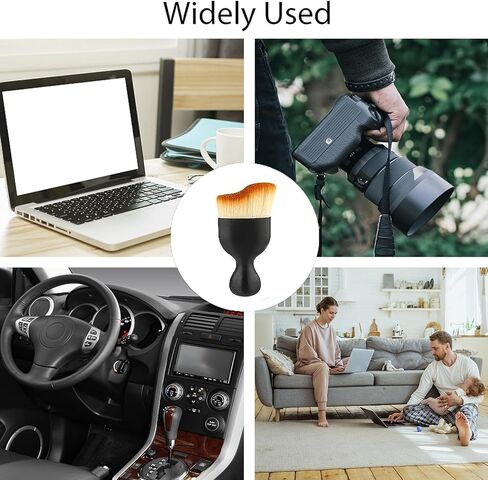 قطعة واحدة من فرشاة أدوات التنظيف الداخلية للسيارة مع غطاء، فرشاة سيارة لتفصيل فرش السيارة الداخلية، شعيرات ناعمة داخلية لتنظيف السيارة، أدوات تنظيف الغبار in Kuwait