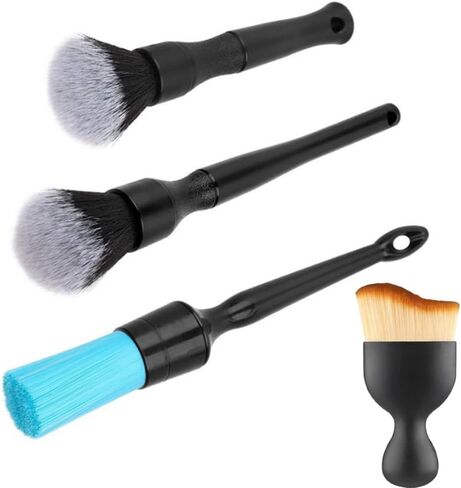 فرش تفاصيل يوكول، 4 قطع من فرش تنظيف السيارة، مجموعة تفاصيل السيارة بدون خدش لإزالة الغبار ولوحة قيادة السيارة، المحرك، فتحة التهوية، العجلة، صواميل العجلة، المقعد، لوحة القيادة in Kuwait