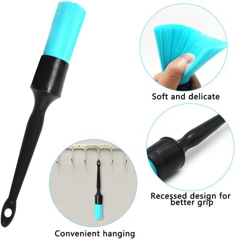 فرش تفاصيل يوكول، 4 قطع من فرش تنظيف السيارة، مجموعة تفاصيل السيارة بدون خدش لإزالة الغبار ولوحة قيادة السيارة، المحرك، فتحة التهوية، العجلة، صواميل العجلة، المقعد، لوحة القيادة in Kuwait