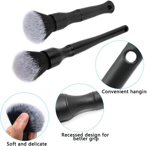 فرش تفاصيل يوكول، 4 قطع من فرش تنظيف السيارة، مجموعة تفاصيل السيارة بدون خدش لإزالة الغبار ولوحة قيادة السيارة، المحرك، فتحة التهوية، العجلة، صواميل العجلة، المقعد، لوحة القيادة in Kuwait