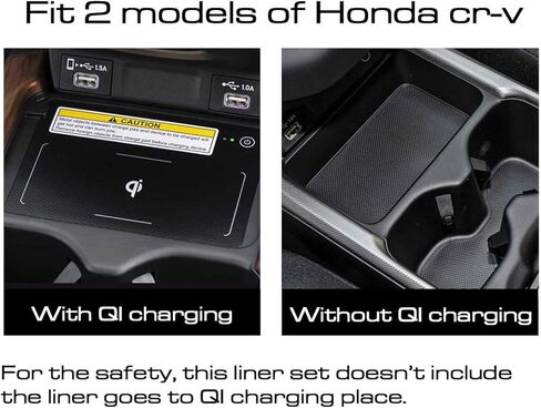 SENSHINE for Honda CR-V CRV Accessories 2020 2021 2022 Cup Holder Insert Center Console Liner Trim Door Packet Mats Non-Slip Anti Dust Premium Custom Interior 20PC Set (Black Trim) in Saudi Arabia