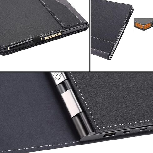 حقيبة كمبيوتر محمول لجهاز 2023 Yoga 7i مقاس 16 بوصة /15z-ds100/15-cn/15-dr1007TX/15-cp0053cl /15.6 بوصة حقيبة كمبيوتر محمول قابلة للفصل (15.6 بوصة، رمادي) in Kuwait