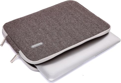 KAYOND Canvas Water-Resistant for 15-15.6 Inch Laptop Sleeve Case Bag (15-15.6 Inches, Forest Series White) in Saudi Arabia