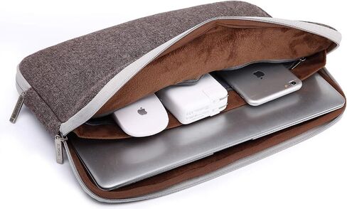 KAYOND Canvas Water-Resistant for 15-15.6 Inch Laptop Sleeve Case Bag (15-15.6 Inches, Forest Series White) in Saudi Arabia