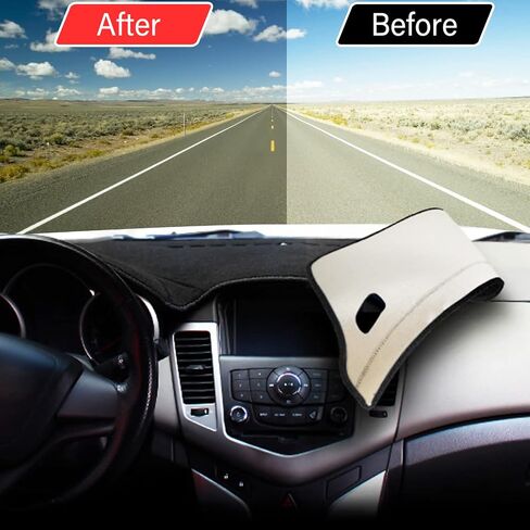 غطاء لوحة قيادة السيارة من السيليكون غير القابل للانزلاق لسيارة Lexus RX300 RX330 RX350 2004-2006 2007 2008 2009 سجادة مضادة للأشعة فوق البنفسجية (حافة سوداء) in Kuwait