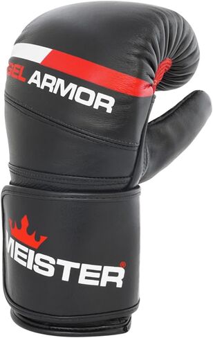 Meister Gel Armor Full-Grain Cowhide Leather Bag Mitts w/Wrist Support (12oz - 16oz) in Saudi Arabia