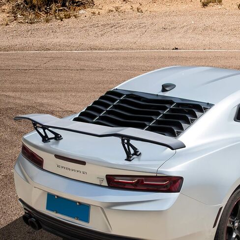 جناح سبويلر عالمي لسوبارو BRZ/سليل FRS/تشيفي كامارو/لفورد موستانج GT لامبو ستايل سبويلر خلفي غطاء خلفي غير لامع أسود in Kuwait