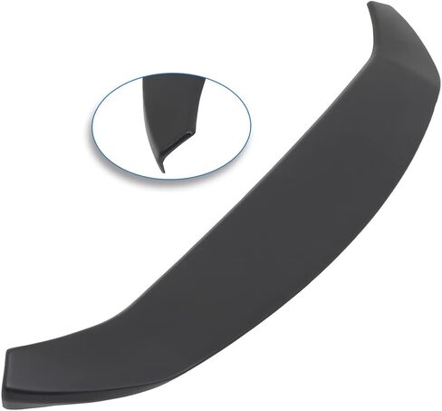 سبويلر خلفي للسقف ABS يناسب 2012-2018 لسيارة تويوتا يارس هاتشباك نافذة خلفية سقف سبويلر علوي جناح سبويلر أسود غير لامع in Kuwait