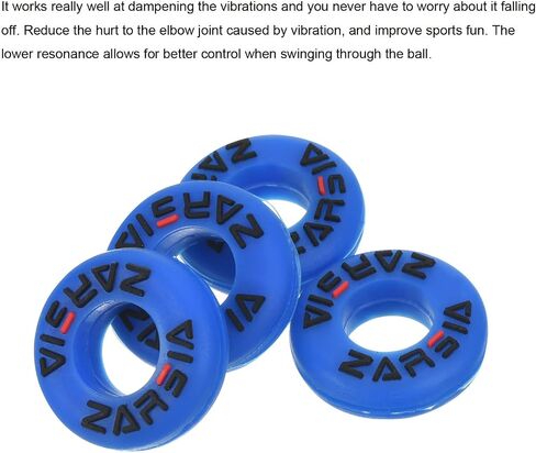 PATIKIL Vibration Dampener, Round-Shaped Silicone Shock Absorber Racket String Damping for Tennis Racquet in Kuwait