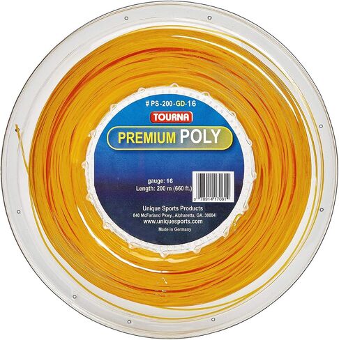 Tourna Premium Poly 16g Reel Gold in Saudi Arabia