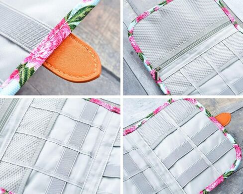 حقيبة تنظيم إلكترونيات الزيتون - حقيبة ملحقات السفر المحمولة للشواحن والأسلاك والكابلات والبطاريات (أخضر) - منظم الحقيبة والكابلات التقنية - حقيبة الملحقات الإلكترونية in Kuwait