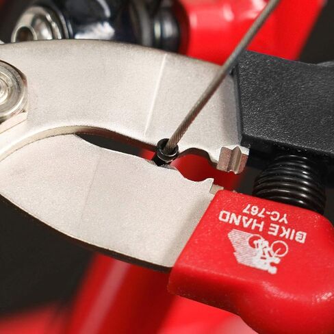 Bikehand Heavy Duty - Stainless Steel Cable Wire - Cutter Scissors Repair Tool - Bike Bicycle Brake Shifter MTB Cable, Small Hard Wire - Crimper - Very Clean Cut in Saudi Arabia