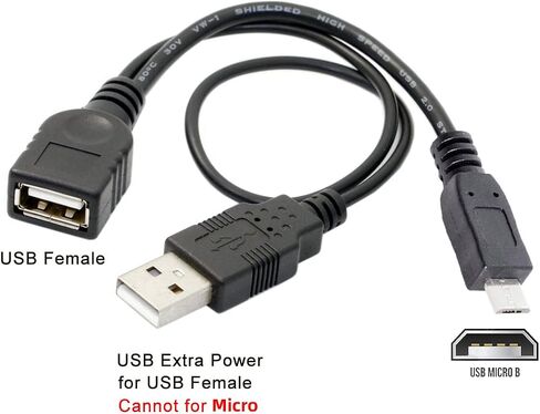 تشينيانغ مايكرو USB المضيف OTG 3 ميناء مهايئ توزيع كابل مع الطاقة ل غالاكسي S5 i9600 نوت 3 N9000 الهاتف الخليوي والكمبيوتر اللوحي in Kuwait