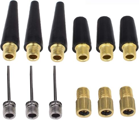 Kenkio 12 Pieces Ball Pump Needle Set Needle Nozzle Adapter Needle Inflator Kit in Kuwait