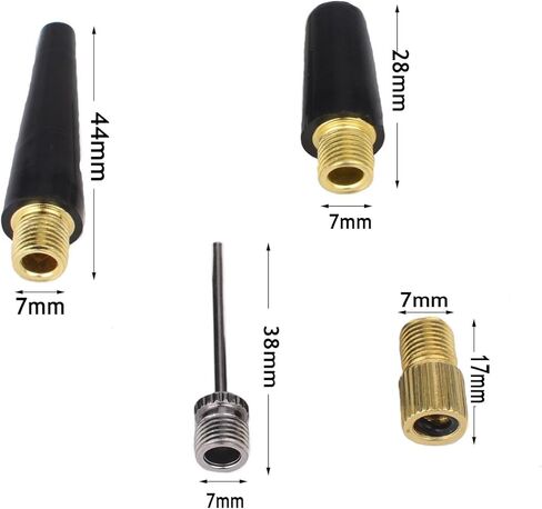 Kenkio 12 Pieces Ball Pump Needle Set Needle Nozzle Adapter Needle Inflator Kit in Kuwait