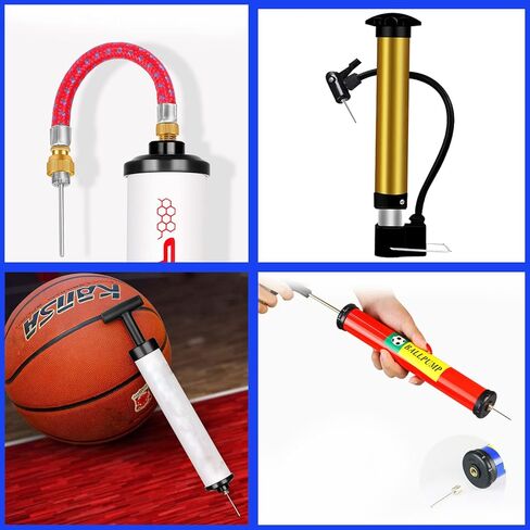 Kenkio 12 Pieces Ball Pump Needle Set Needle Nozzle Adapter Needle Inflator Kit in Kuwait