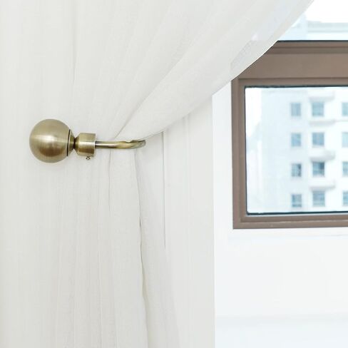 Curtain Holdbacks 1 Pair Black Window Treatment Curtain Tiebacks with Decorative Drapery Holdbacks Draperies Hooks Tie Backs for Drapes Holders Hook Holders for Wall Pull Backs Curtain Tieback Hook in Kuwait