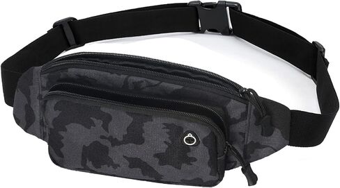 Outdoor Sports Small Waist Bag Men Women Casual Cycling Bag Running Fanny Pack Camo in Saudi Arabia