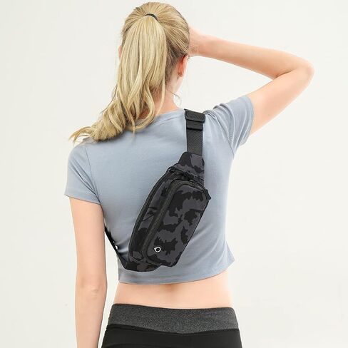Outdoor Sports Small Waist Bag Men Women Casual Cycling Bag Running Fanny Pack Camo in Saudi Arabia