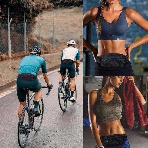 Outdoor Sports Small Waist Bag Men Women Casual Cycling Bag Running Fanny Pack Camo in Saudi Arabia