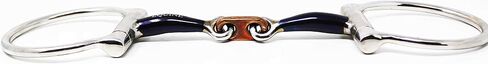 CHALLENGER SS Dee-Ring 5" Sweet Iron Copper French Link Double-Jointed Snaffle Horse Bit 35671B in Saudi Arabia