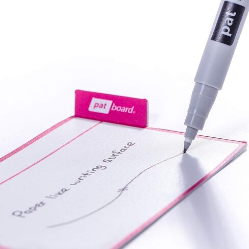 PATboard Scrum Board and Kanban Board - 16 Task Cards Medium - with nanocups® for Glass - Black in Saudi Arabia