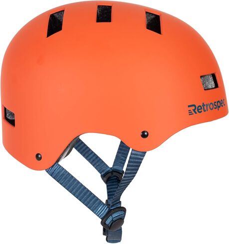 Retrospec Dakota Bicycle / Skateboard Helmet for Adults - Commuter, Bike, Skate, Scooter, Longboard & Incline Skating - Impact Resistant & Premium Ventilation- Matte Burnt Orange in Saudi Arabia