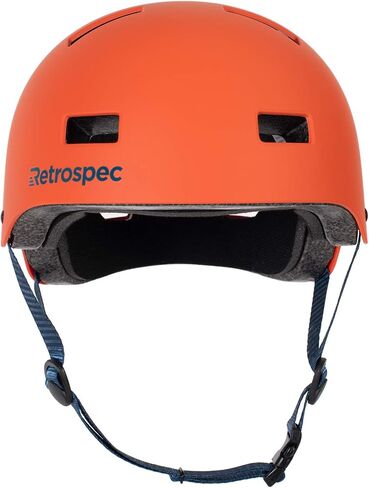 Retrospec Dakota Bicycle / Skateboard Helmet for Adults - Commuter, Bike, Skate, Scooter, Longboard & Incline Skating - Impact Resistant & Premium Ventilation- Matte Burnt Orange in Saudi Arabia