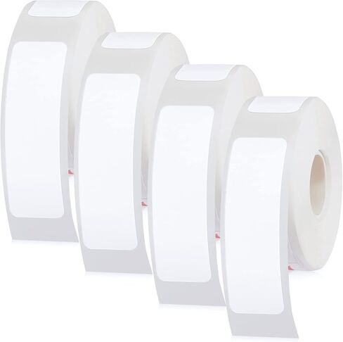 Chinco 640 Pieces Label Printer Tape 12 x 40 mm Laminated Labeling Stickers Replacement Compatible with D30 Portable Printer Label Print Paper for Office 160 Label/roll in Saudi Arabia