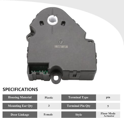 604-111 Temperature Blend/Mode/Vent Door Actuator for GM 2000-2006 Tahoe & Yukon Excl.Z71 Package, 2000-06 Suburban/Yukon XL, 2002-09 Trailblazer/Envoy, 2003-06 SSR, Park Avenue/Seville/Aurora in Saudi Arabia