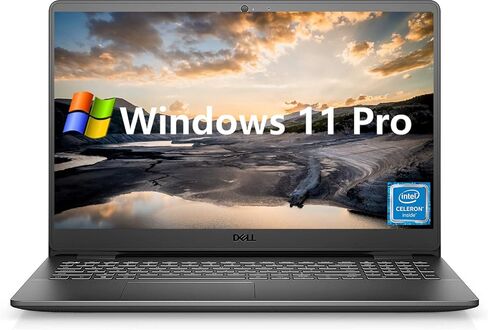 Dell Inspiron 3000 Business Laptop, 15.6 HD Display, Intel Celeron N4020 Processor, Windows 11 Pro, 16GB RAM, 1TB HDD, Intel UHD Graphics, WiFi, HDMI, Webcam, Bluetooth, SD Card Reader, Black in Saudi Arabia