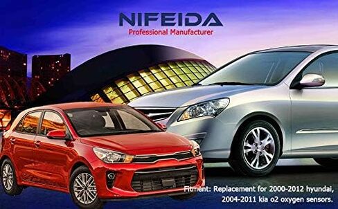 Nifeida 13461 O2 مستشعر الأوكسجين المنبع لاستبدال Hyundai Accent Elantra Tiburon Tucson Kia Rio Soul Spectra Spectra5 Sportage 1.5L 1.6L 2.0L 234-4851 SG1695 in Kuwait