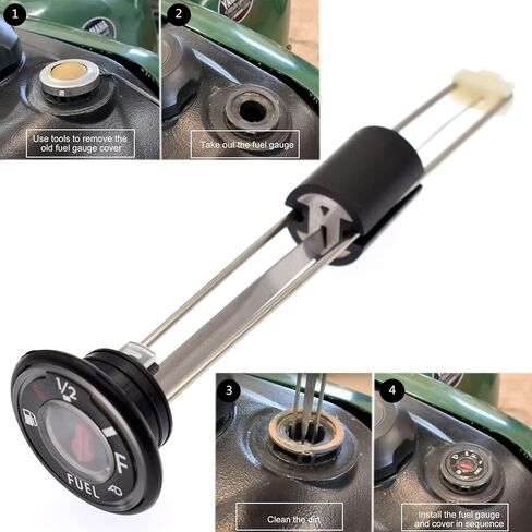 مقياس قياس غطاء غاز الوقود لـ 220/250/300/400 KLF220/KLF250/KLF300/KLF400 Prairie 300/400 KVF300/KVF400 (OEM #52005-1121 52005-0735 52005-1086) in Kuwait