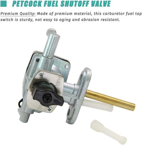 Gas Tank Fuel Cock Valve Petcock On Suzuki LTA500 LTF500 Vinson 500 Prime Replaces 44300-03G02 in Saudi Arabia