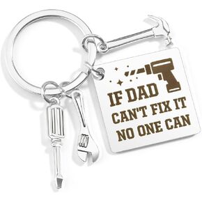 Dad Gifts,Fathers Day Birthday Best Ideas Funny Bonus Sentimental Unique Personalized Meaningful Thoughtful Retirement Christmas Valentines Day papa Gifts for Dad from Daughter Son Keychain